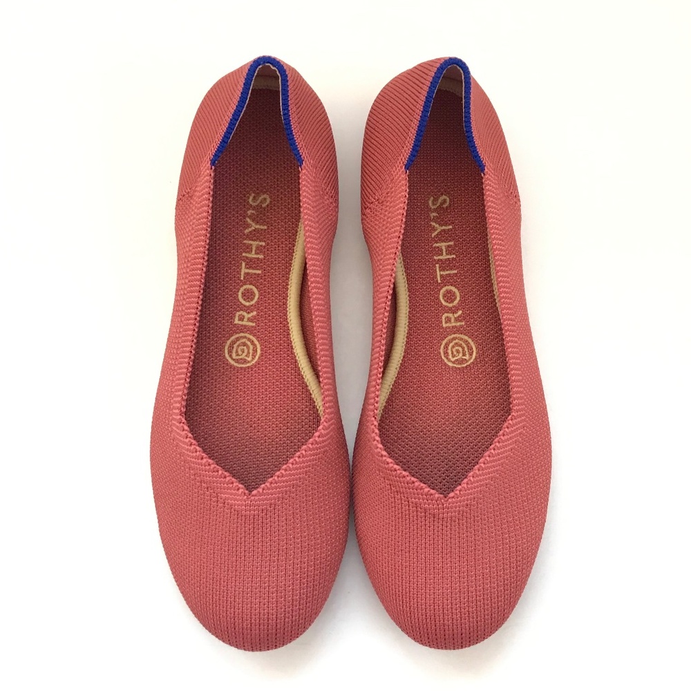 ROTHY’S Retired Copper The Flat Pink Ballet Round Toe Women’s Size 7.5